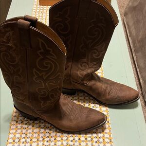 Men’s - Justin Brown Western Cowboy Boots